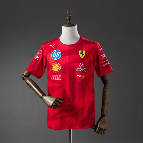 Camiseta Ferrari F1 2025 — Rojo (Diseño 01)